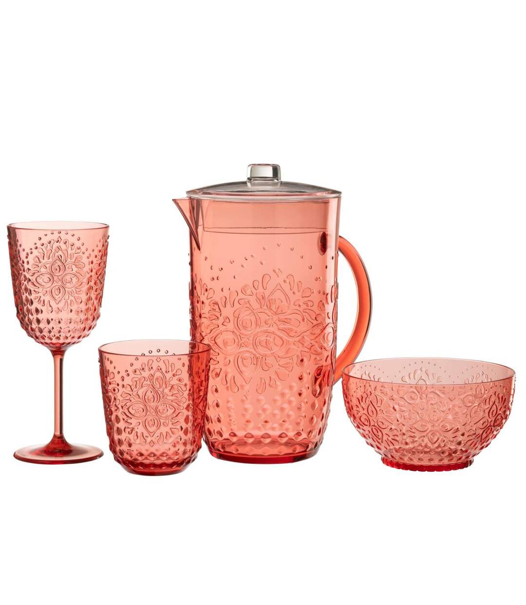 Carafe Réutilisable Barbra 2,5L Rouge-3