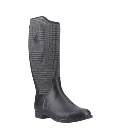 Womens/ladies Derby Tall Wellington Boots Black Muck Boots