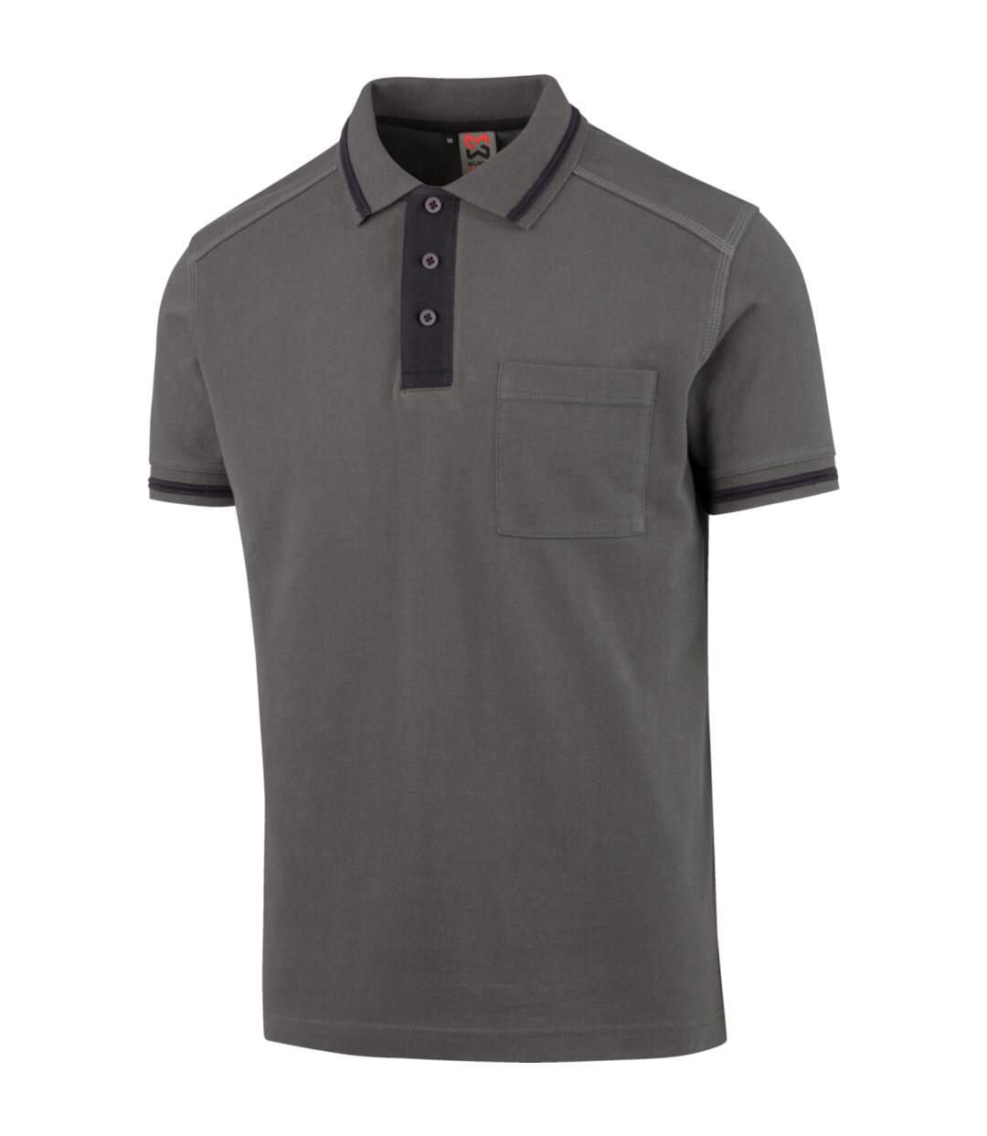 Polo de travail Classic Würth MODYF Gris Marine-1