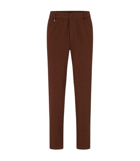 Pantalon Motif/style Logo Kane Homme Marron Boss