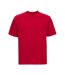 T-shirt Travail Homme Rouge Classique Russell-1