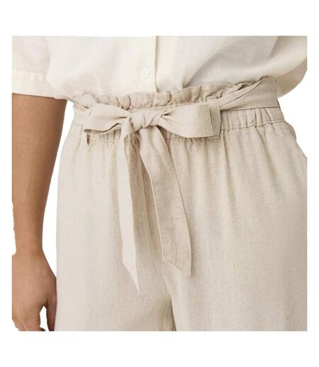 Pantalon en lin beige femme jdy say - 34