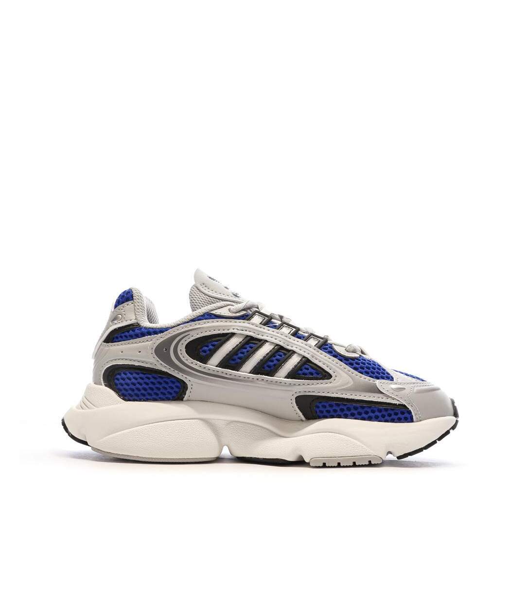 Baskets gris/bleu femme adidas ozmillen-2