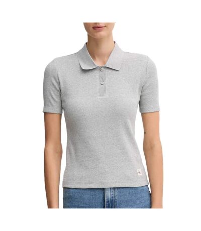 Polo gris femme calvin klein jeans lv047c907g - l