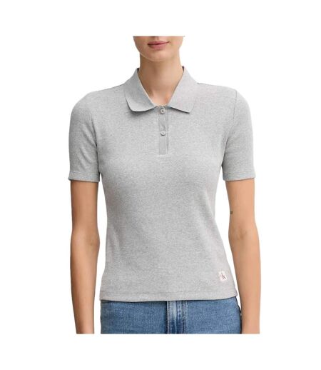 Polo gris femme calvin klein jeans lv047c907g - l