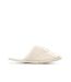 Chaussons blanc femme calvin klein jeans slipper satin moire-2
