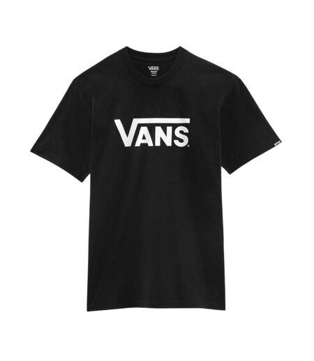 Mens Classic Logo Short-sleeved T-shirt Black Vans