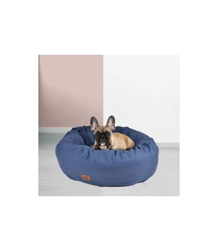 Panier Rond pour Chien & Chat Terrazzo 55cm Bleu Indigo