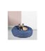 Panier Rond pour Chien & Chat Terrazzo 55cm Bleu Indigo