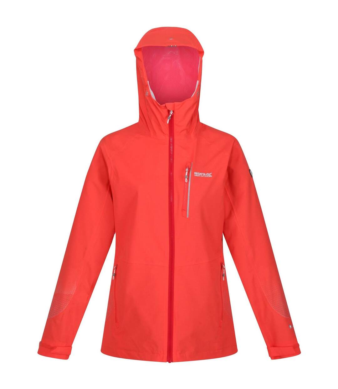 Womens/ladies Highton Pro Waterproof Jacket Neon Peach Regatta-1