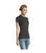 Polo Perfect Femme Charbon Chiné SOLS-1