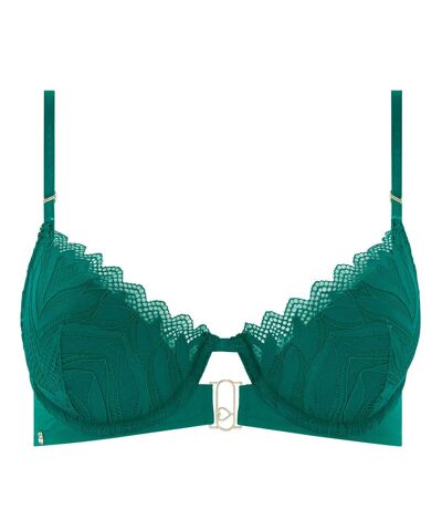 Soutien-gorge coques moulées vert Claudia