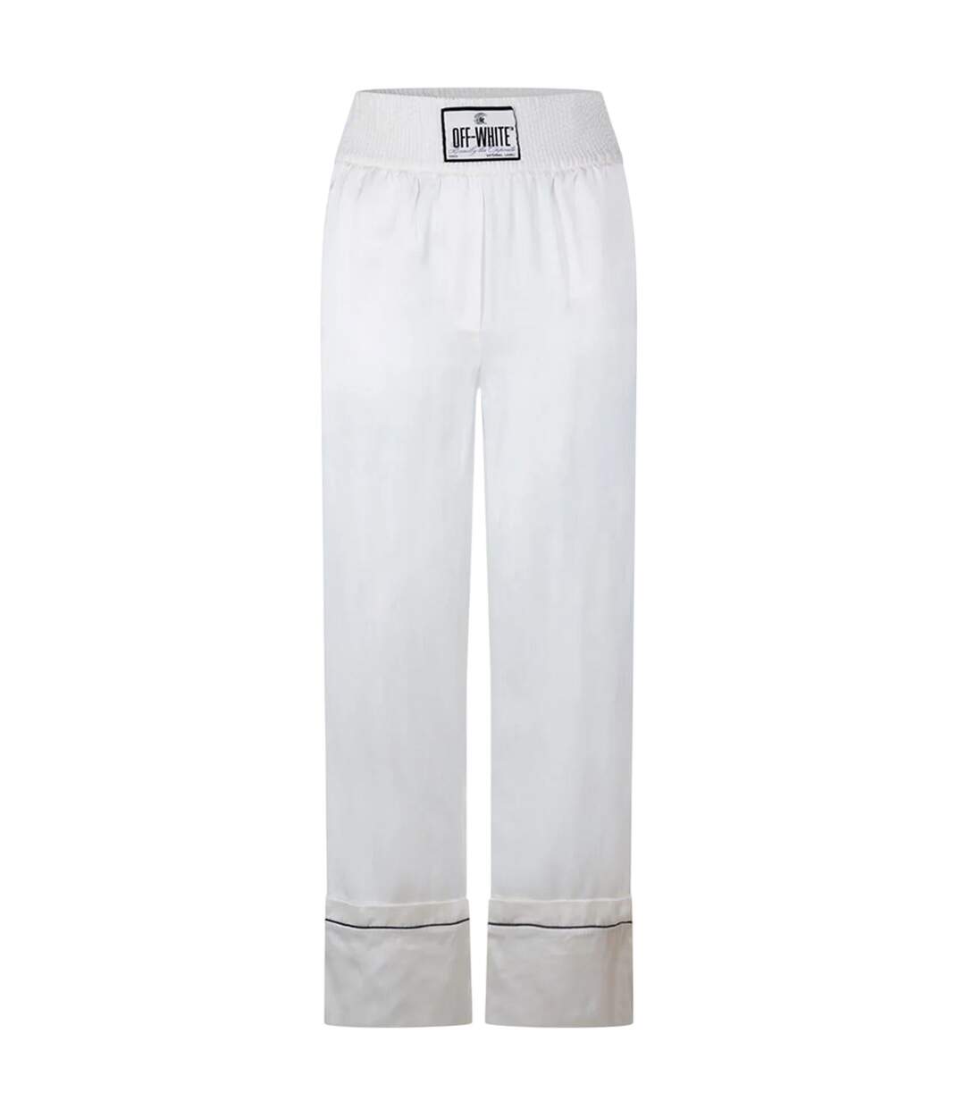 Bas De Pyjama Femme Blanc Off White-1