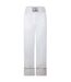 Bas De Pyjama Femme Blanc Off White-1