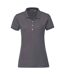 Polo femme gris foncé Russell