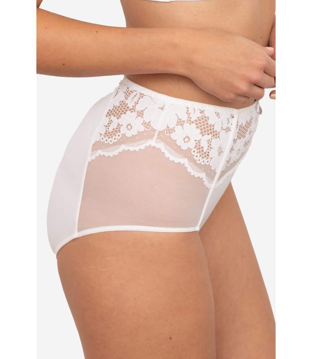 Culotte haute EMMA Ivoire