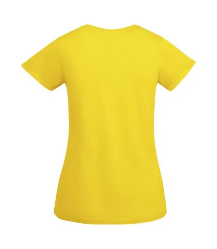 Roly Womens/Ladies Breda Short-Sleeved T-Shirt (Yellow)