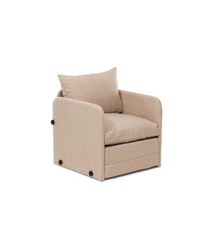 Fauteuil convertible en tissu Saga