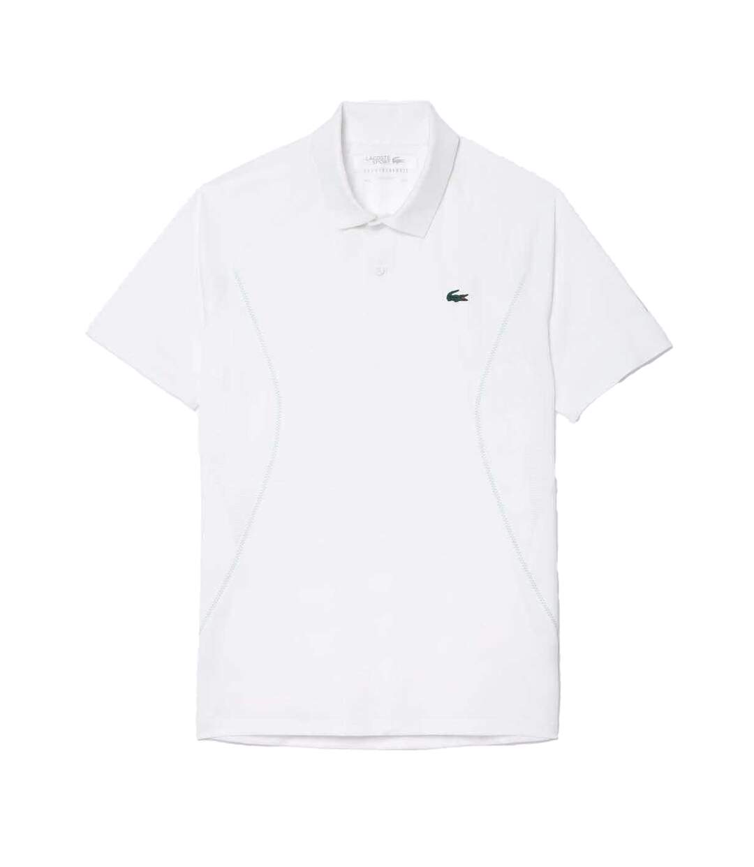 Polo Novak Djokovic Homme Blanc Lacoste-2
