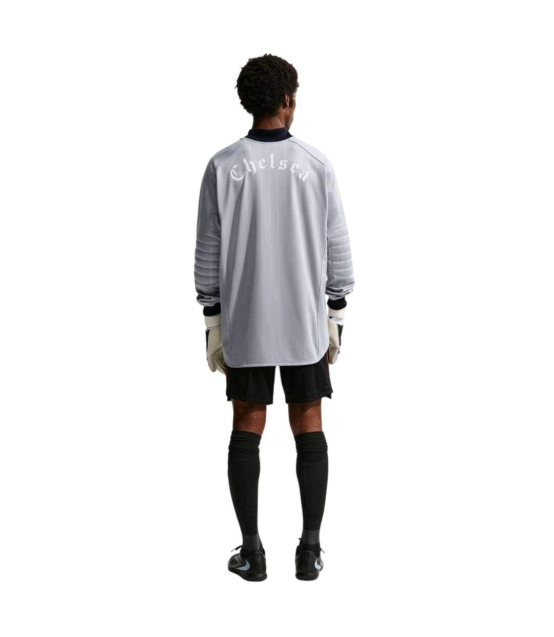 Mens 2025/2026 Chelsea Fc Goalkeeper Jersey Grey Orange Nike-2