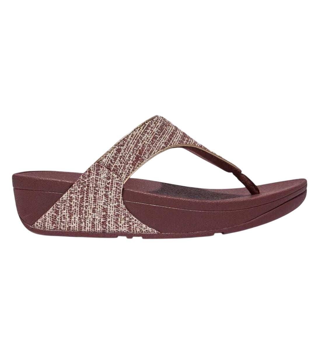 Sandales Motif/style Vague Scintillante Lulu Femme Marron FitFlop-1