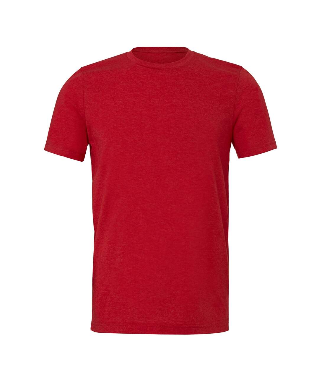 Canvas Triblend T-shirt À Manches Courtes Homme Rouge Bella + Canvas-1