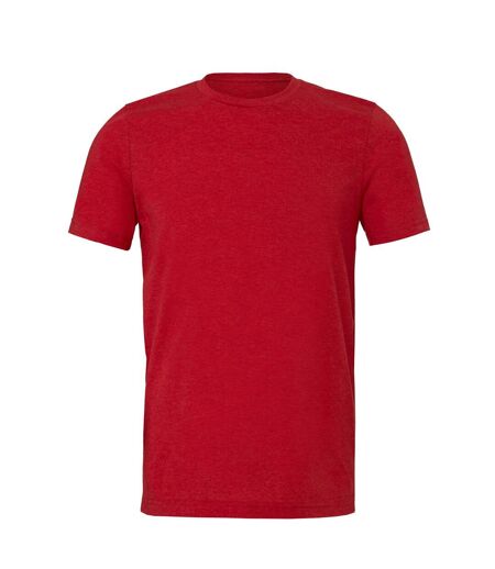 Canvas Triblend T-shirt À Manches Courtes Homme Rouge Bella + Canvas