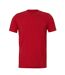 Canvas Triblend T-shirt À Manches Courtes Homme Rouge Bella + Canvas-1