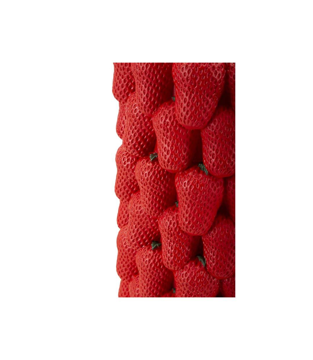 Vase Déco Fruits Fraises 32cm Rouge-3