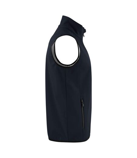 Veste Sans Manches Trial Homme Bleu Marine Foncé Printer