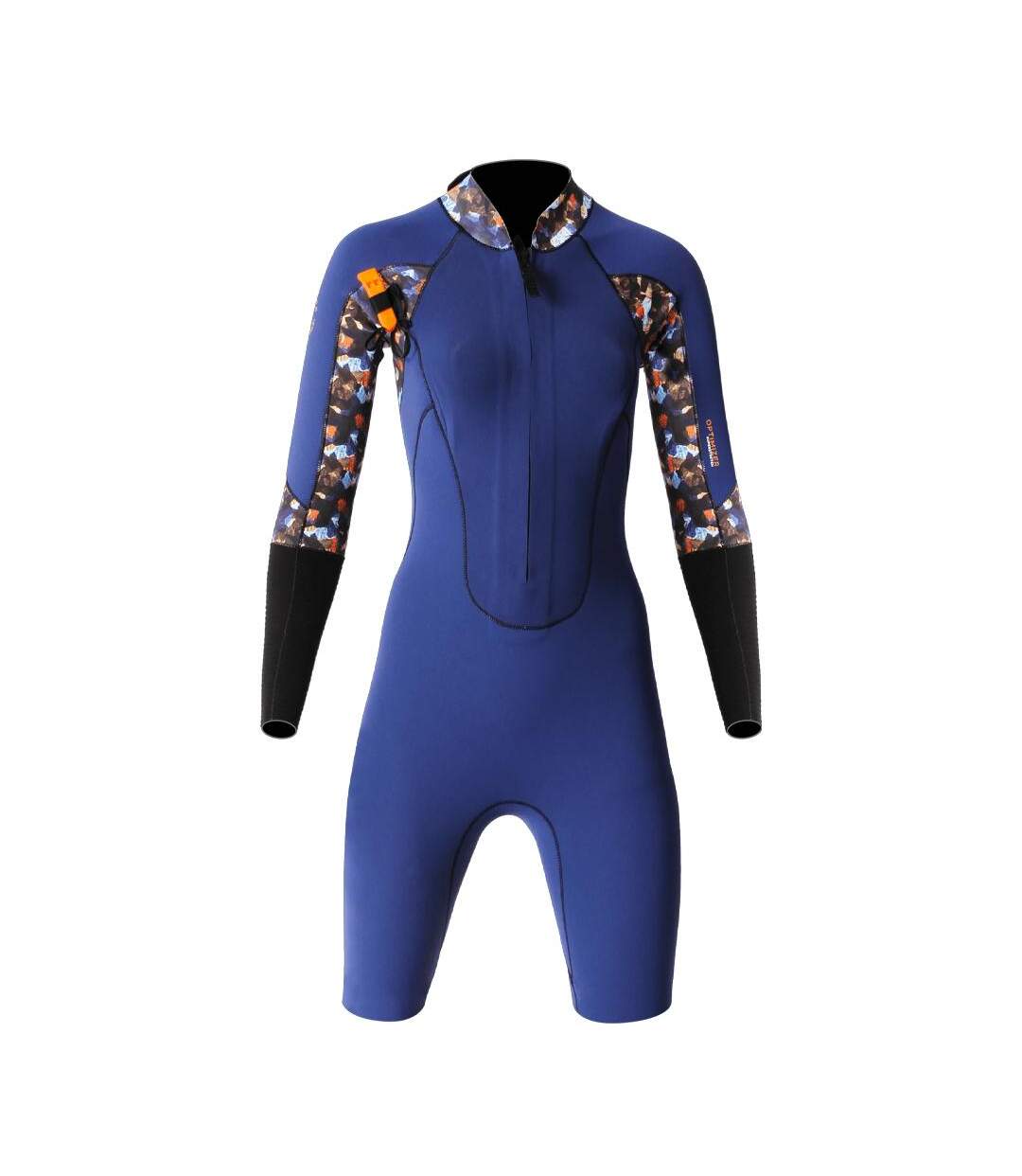 Combinaison de surf 2/2 shorty marine mixte ocean step dual zip-1