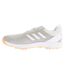 Womens/ladies Leopard Print Boa Lacing System Golf Shoes White Adidas-2