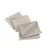 Lot de 3 Serviettes de Table Mistral 40x40cm Naturel-1