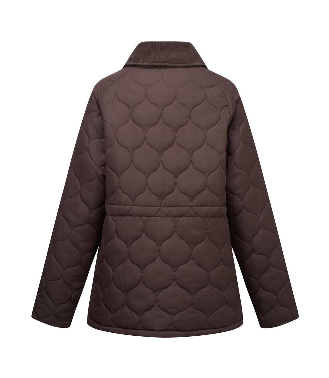 Womens/ladies Amira Quilted Padded Jacket Dark Chocolate Regatta-3