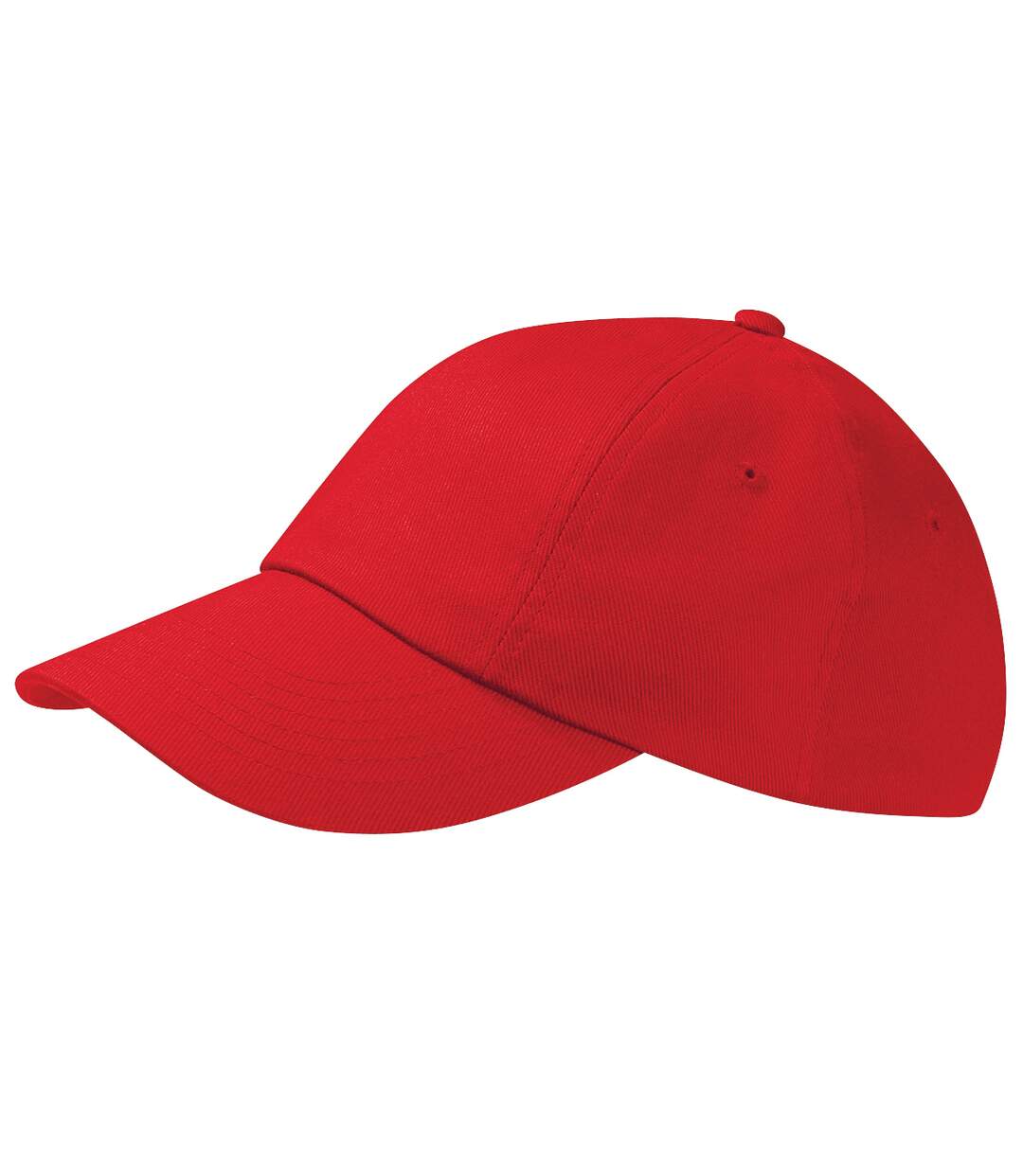 Casquette 100% coton épais adulte unisexe rouge Beechfield-1