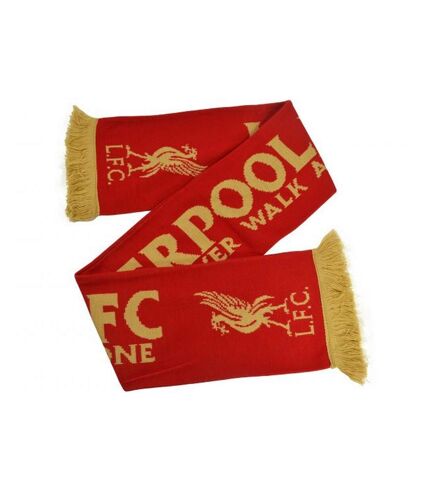 Liverpool FC - Écharpe - Adulte (Rouge / Doré) (Taille unique) - UTBS3464