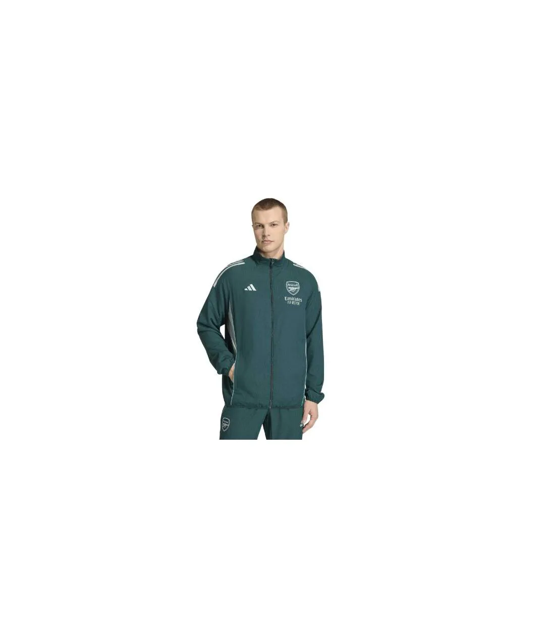 Veste De Survêtement Motif/style Arsenal Fc Homme Vert Adidas-1