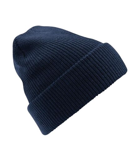 Heritage ladies/womens premium plain winter beanie french navy Beechfield