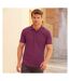 Fruit Of The Loom Mens Iconic Polo Shirt (Heather Burgundy)