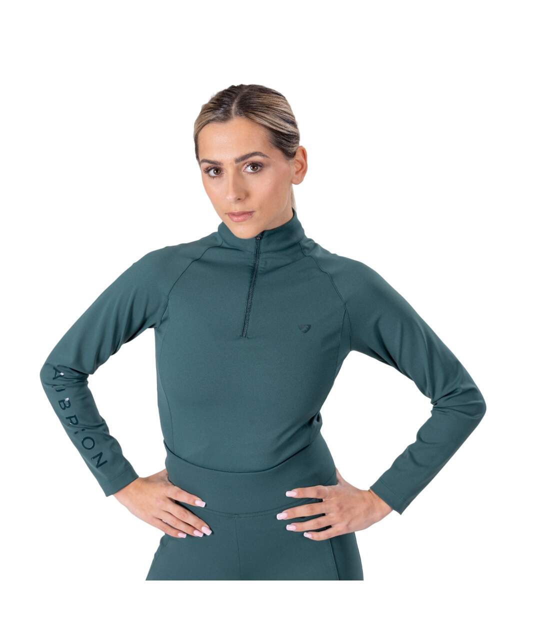 Haut thermique eltar femme vert Aubrion-3