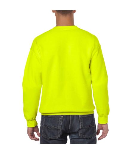 Gildan Mens Heavy Blend Sweatshirt (Safety Green) - UTPC6249