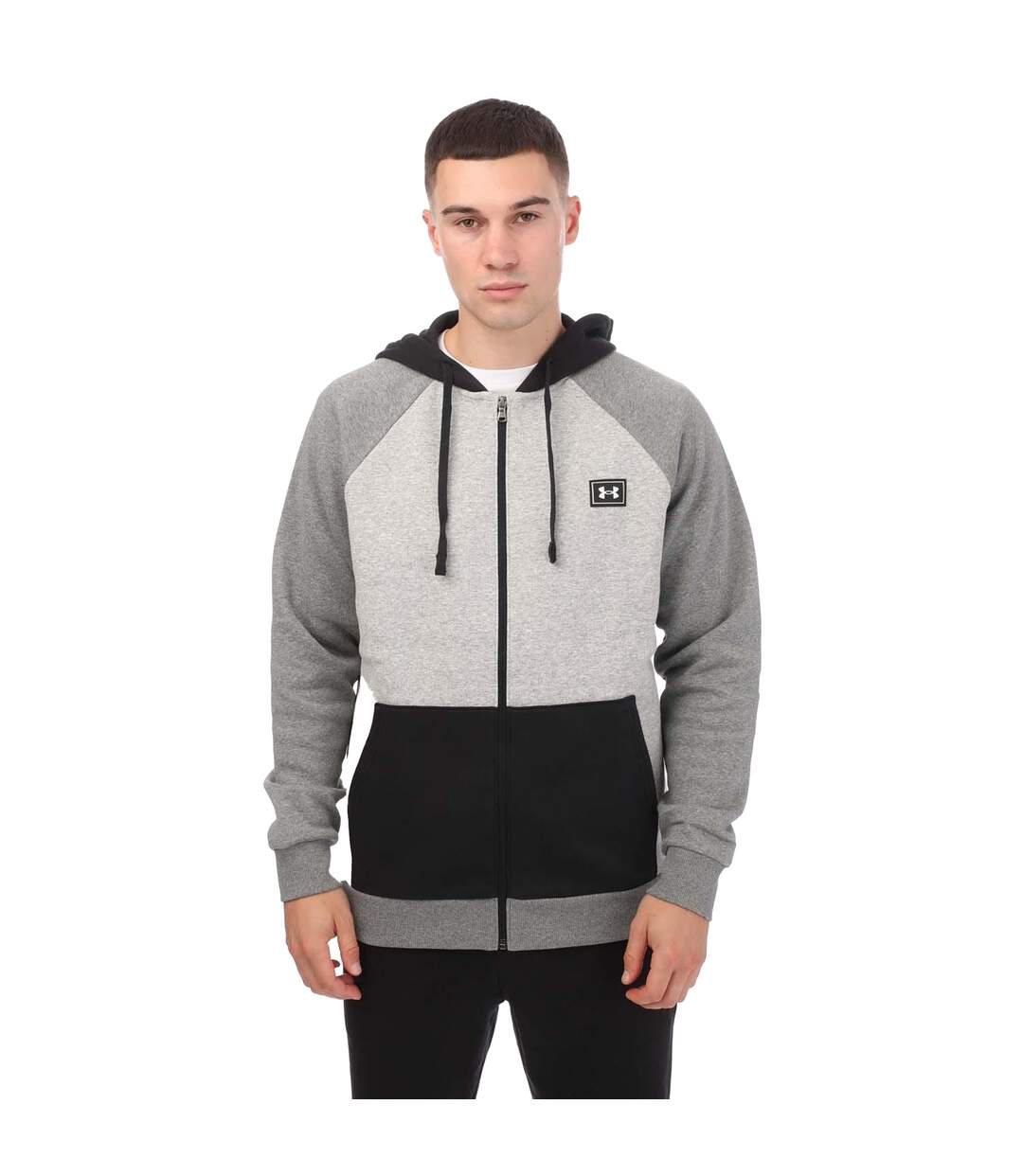 Veste polaire rival homme gris / noir Under Armour-1
