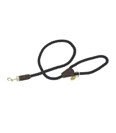 Twisted dog lead one size black Digby & Fox