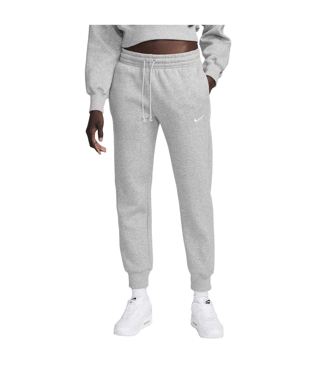 Pantalon De Jogging Phoenix Femme Gris Chiné Nike-1