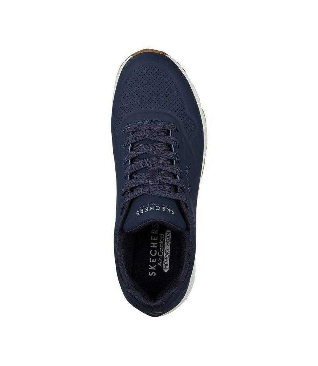 Baskets Uno Stand On Air Homme Bleu Marine Skechers-4