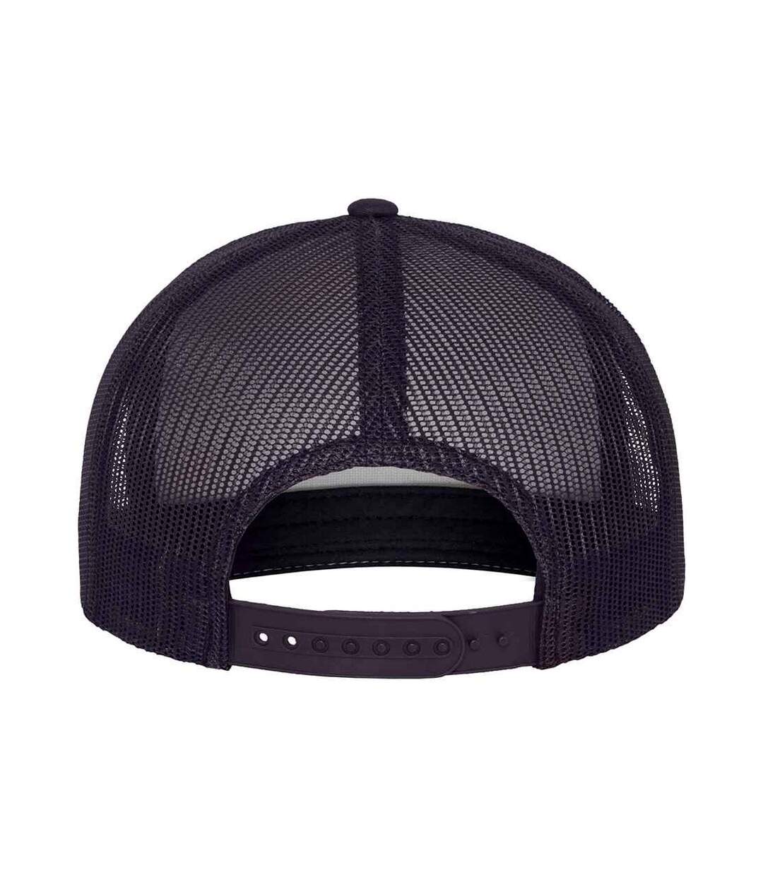 Casquette trucker adulte bleu marine / blanc Flexfit-2