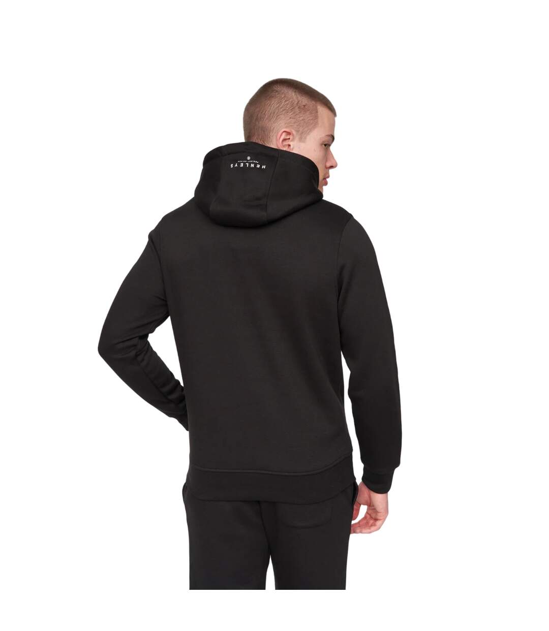 Sweat à capuche curveball homme noir Henleys-2