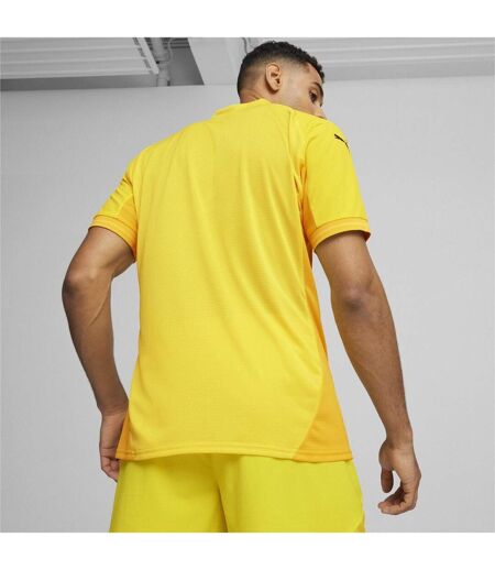 Mens Teamfinal Jersey T-shirt Yellow Black Puma