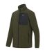 Veste Polaire Frankie Homme Kaki Foncé Noir Regatta-4