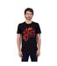 T-shirt Motif Jafar Homme Noir Aladdin-4
